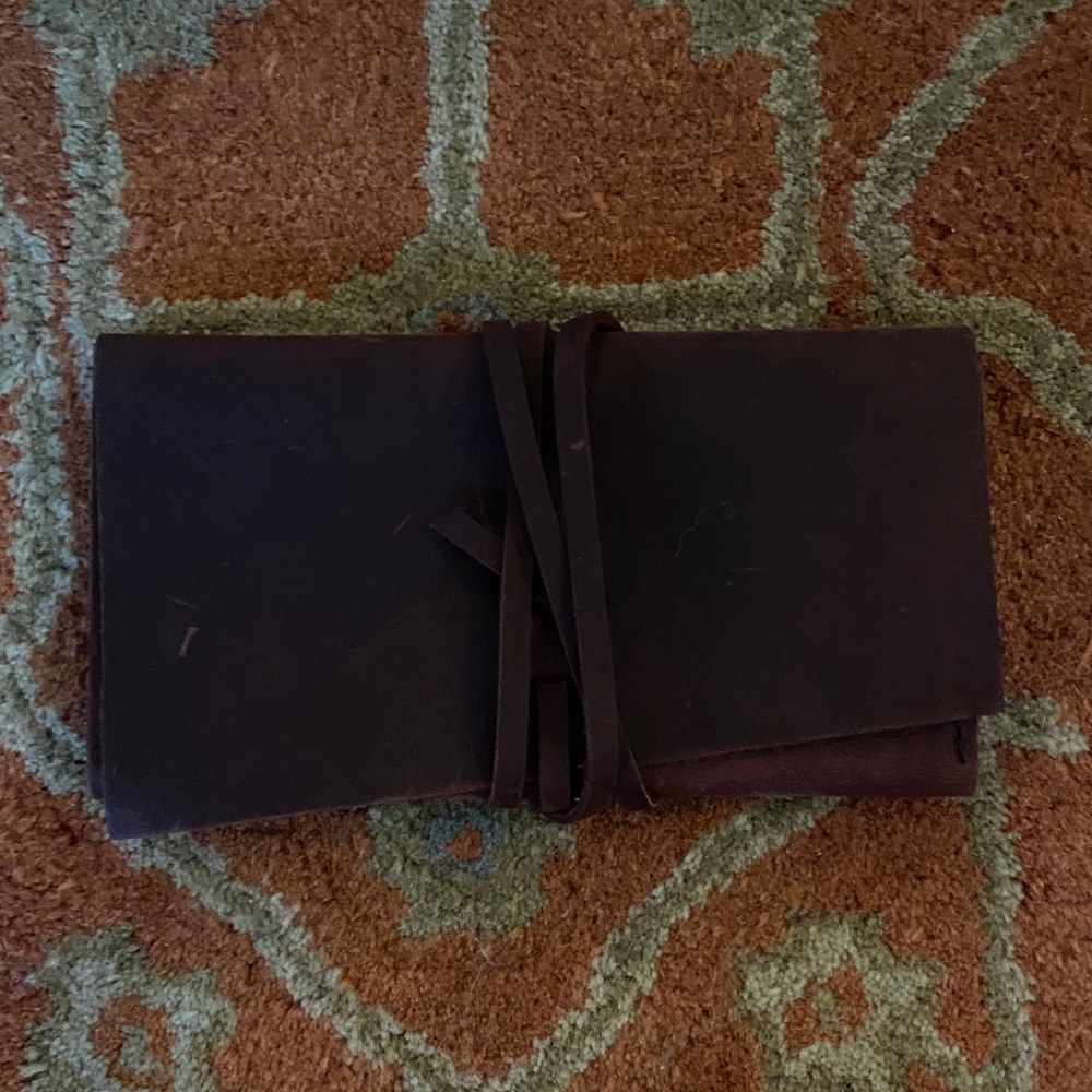 Portland Leather Goods Oxblood Leather Wallet / Clutch